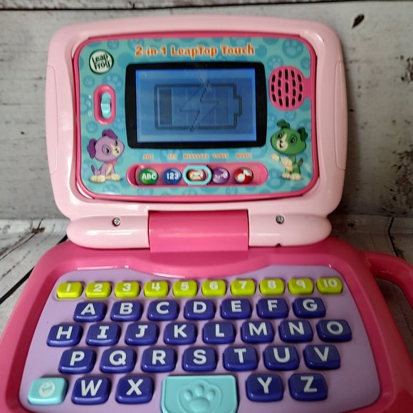 LeapFrog 2 In 1 LeapTop Touch Laptop Tablet Computer For Kids - Pink - Picture 4 of 6
